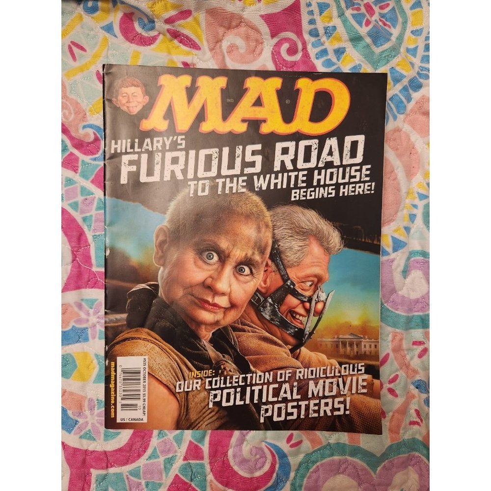 Mad Magazine Hilarys Furious Road To The Whitehouse